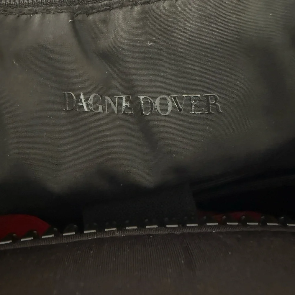 Dagne Dover Black Weston Neoprene Laptop Bag Work Bag Briefcase Travel Bag